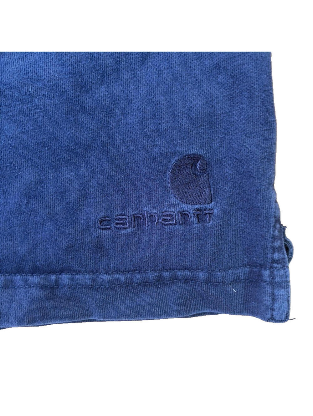 Y2K Carhartt Mens XL Navy Blue Mock Neck Long Sleeve K203NVY - Picture 3 of 7